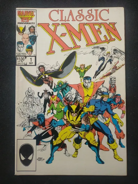 Classic Xmen 1 Sep 1986 Reprints Giant-Size X-men 1 Art Adams