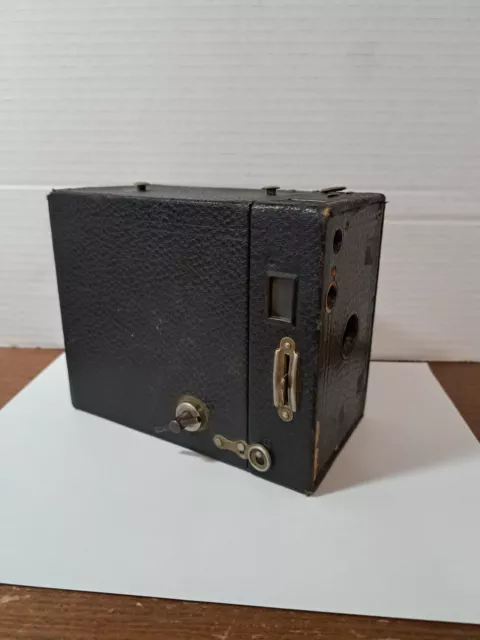 VIntage Brownie Box Cámara Kodak No.2 A Modelo B Pin Agujero Cámara
