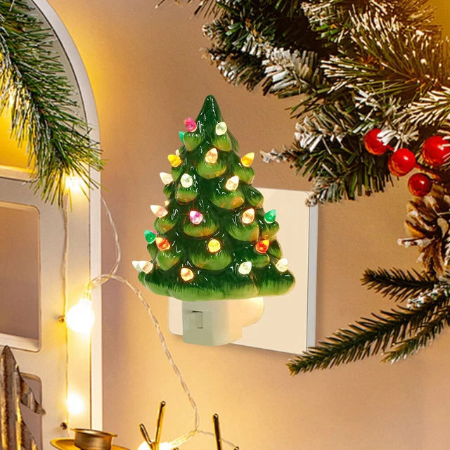 CHRISTMAS TREE NIGHT Light with ON/Off Switch Vintage Christmas Night ...