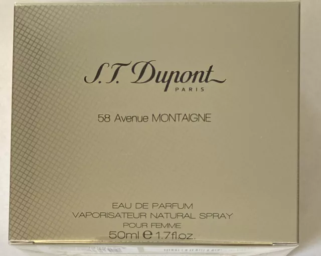 S.T Dupont 58 Avenue Montaigne Edp Vaporisateur  50 Ml