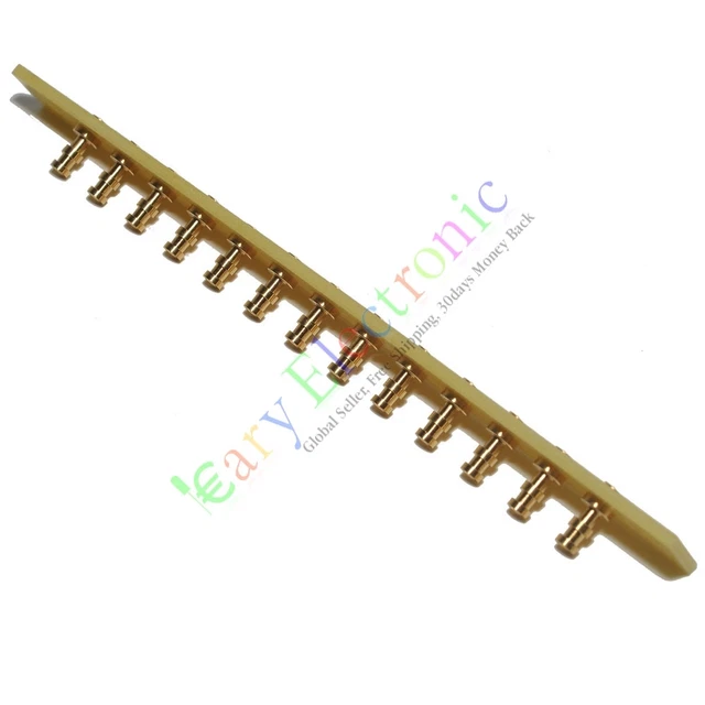 10pcs copper gold Fiberglass Turret Terminal Strip 13pin Lug Tag Board tube amp