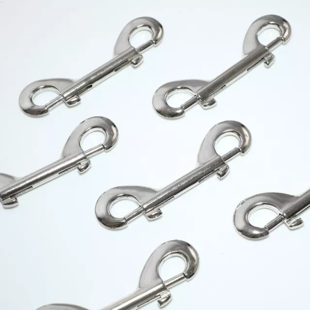 6Pcs Bolt Hooks Home Carabiners Trigger Chain Clips Pet Sling Pet Accessory
