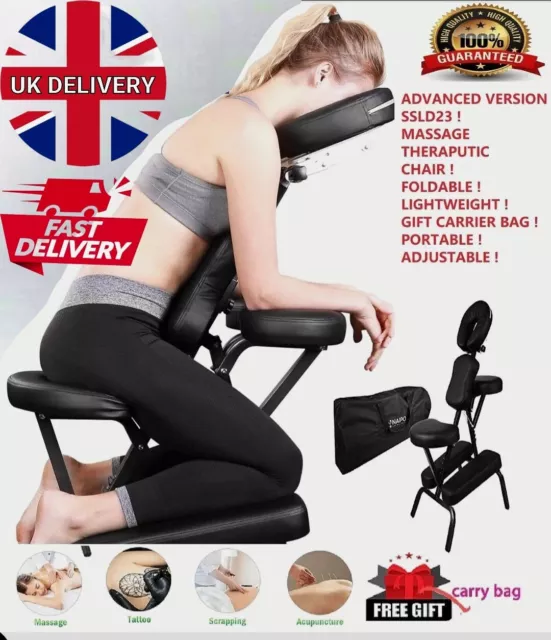 Tragbarer Klappbarer Massage Tattoo Stuhl Faltbar Schönheitshocker Verstellbar Für Therapie