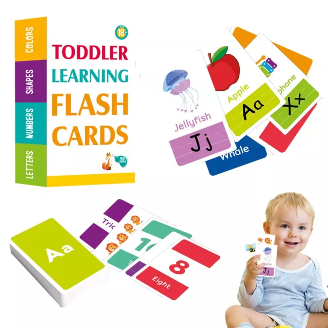 English Alphabet Flash Cards -abc flash cards -Letter flash cards for toddlers