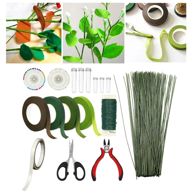 Kit Composizione Floreale Pinza Tagliafili Nastri Floreali Nastri Floreali In