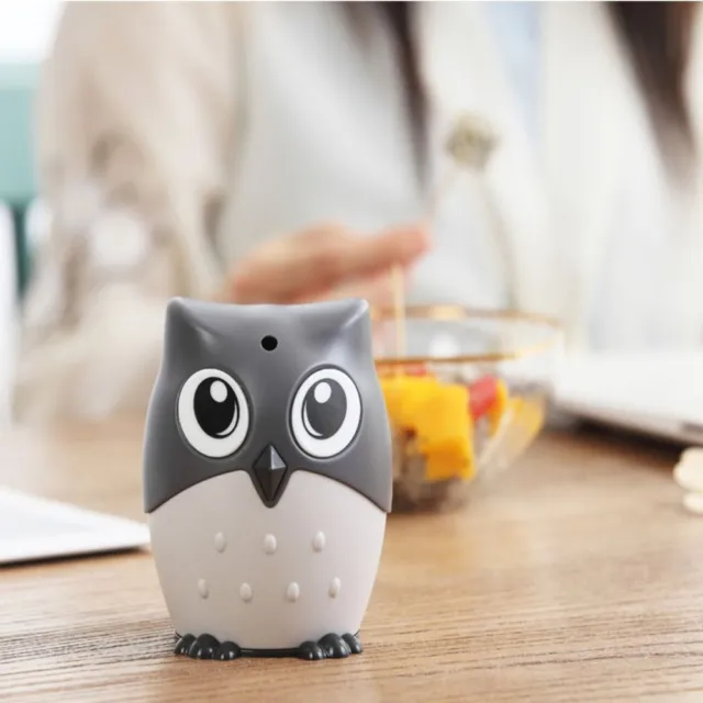 Press Automatic Toothpick Dispenser Owl Toothpick Holder Tooth Pick Container