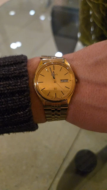 green emerald velvet dress Seiko Men's SGF206 Gold-Tone Stainless Steel Dress Watch : Buy Online at  Best Price in KSA main image 0