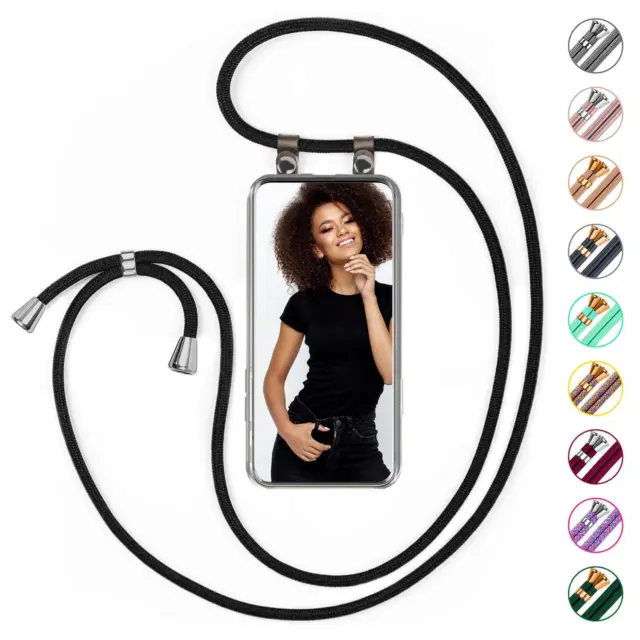 Téléphone Portable Chaîne pour OnePlus 7 Pro Coque Avec Ruban Kettenhülle Corde