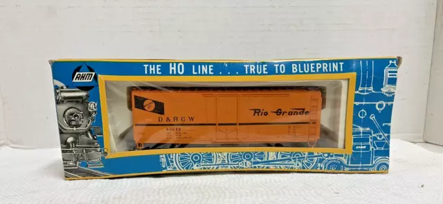 HO AHM 5320 Denver & Rio Grande Western 40’ Reefer Boxcar D&RGW #60649