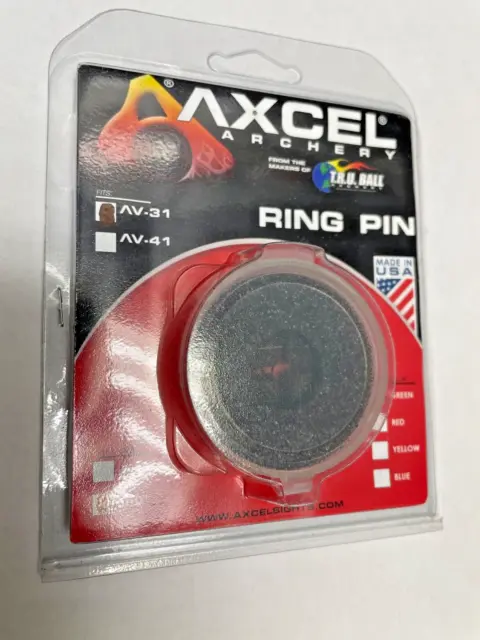 Axcel .010 green fiber optic Ring Pin. -AV-31