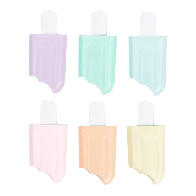 6 Pcs/set highlighterr kawaii markers DIY Album diary gel pens student statio-DB