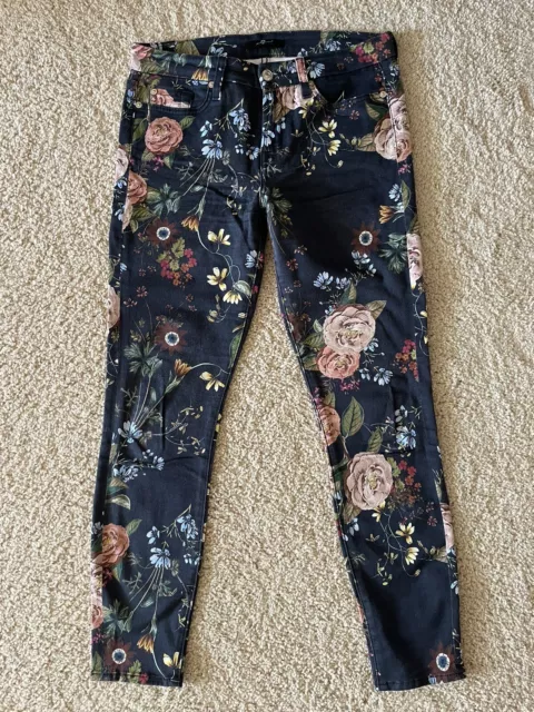 7 For All Mankind Women’s Floral Jeans Size 29