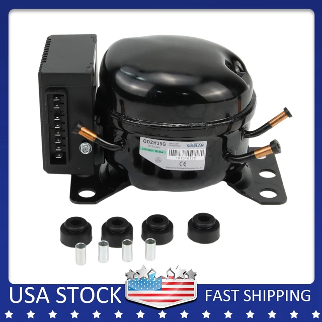 12V/24V DC CAR Refrigeration Air Compressor Fridge Freezer Marine Solar