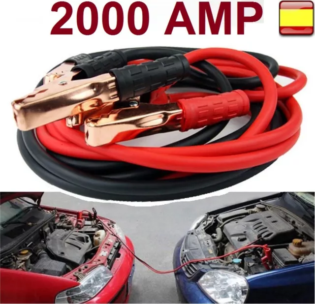 Pinzas De Coche Para La Batería De Coche O Moto 2000 Amp Cable De Arranque