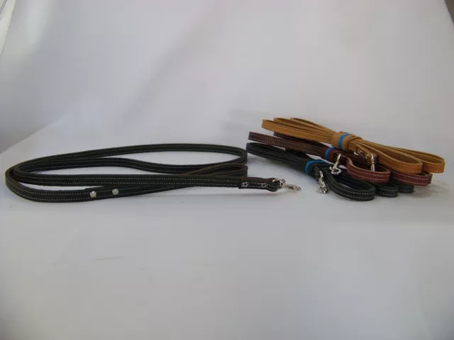 1/2-Inch Wide Approx 6 Ft Long Latigo Leather Dog Leash