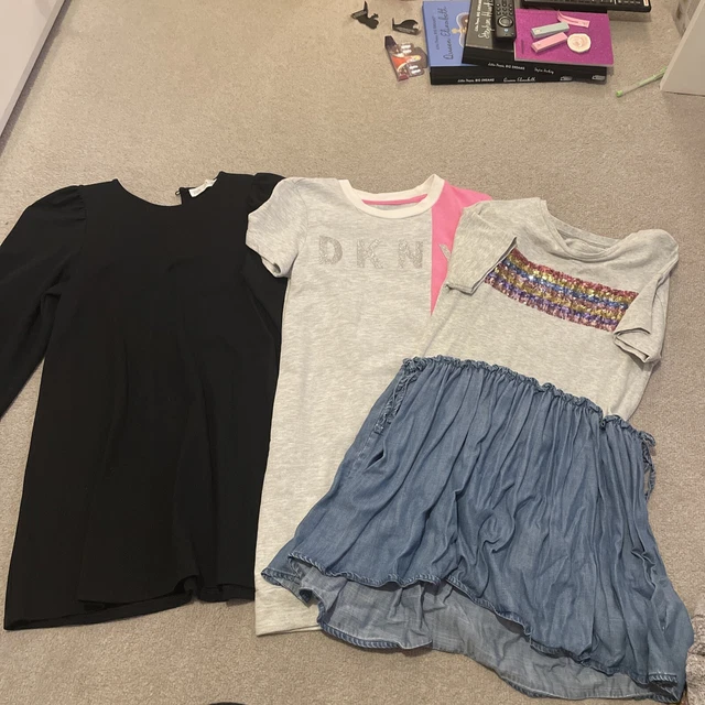 Next / Zara DKNY girls dress bundle Age 7-8 Years