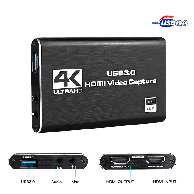 DIGITNOW 4K Audio Video Capture Card, USB 3.0 HDMI Video Capture Device Full HD DIGITNOW 4K Audio Video Capture Card, USB 3.0 HDMI Video Capture Device Full HD