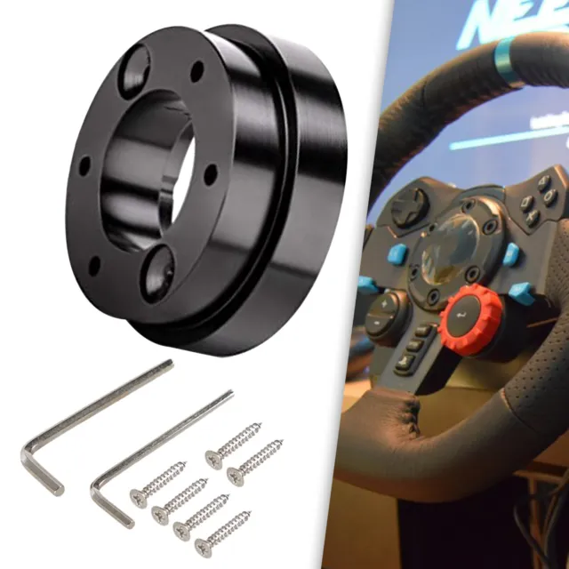 VOLANTE 70 MM acciaio inox adattatore piastra per Logitech G25 G27 steering  wheel DTA EUR 29,32 - PicClick IT