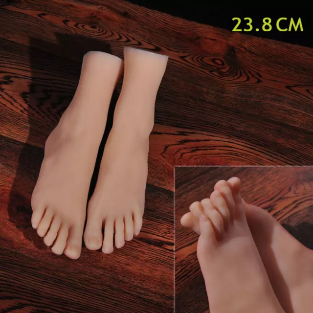 DE Stock Silikon Füße Weibliche Mannequin Beine Füße Display Modell 23.8cm Fuß