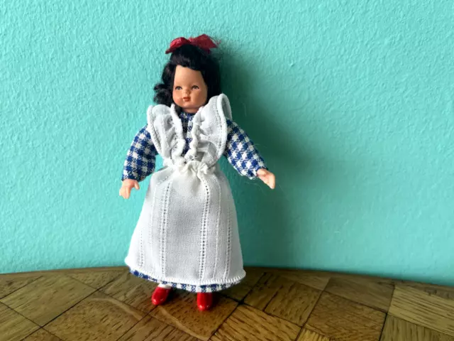 Mädchen Caco Biegepuppe   Puppenhaus Puppenstube 1:12 dollhouse flexible doll