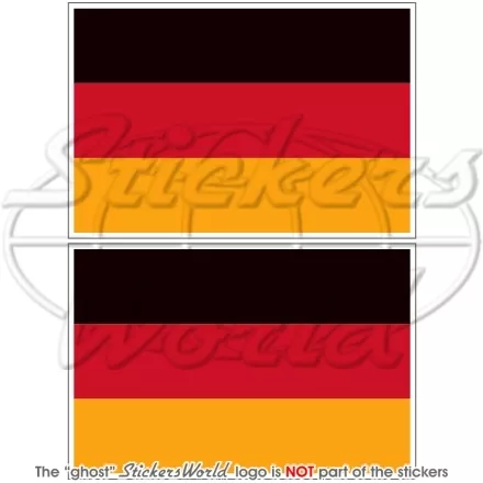 GERMANY Deutschland German DEUTSCH Vehicle ID Sticker Flag | Sticker