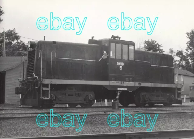 Original vintage 5x7 train photo: Ontario Midland Railroad - RARE 211