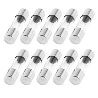 42 Mélange classique de voiture en verre fusible 2 A 5 A 10 A 15 A 25 A 35 A 50 A rapide rapide Blow Auto 6 de chaque fusible 