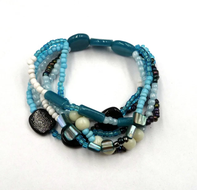 Bracelet Extensible Perles De Rocaille 3mm Vert Et Doré Cuivré – Tendance Femme