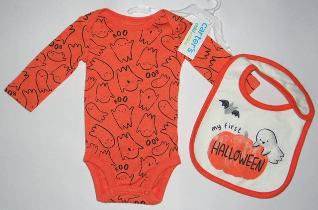 NWT, Baby girl/boy clothes, Preemie, Carter's Child of Mine bodysuit&bib set