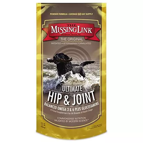 Missing Link Ultimate Hip, Joint & Coat Dog Supplement 1-Pound