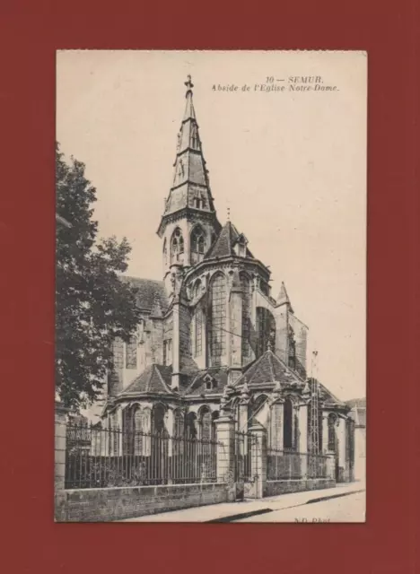 Semur - L'Abside Da L'Église Notre Dame (C2928)