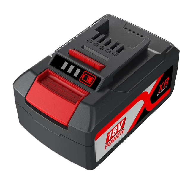 2 Batteries M18 18V 5.0Ah Compatible Milwaukee | Pour Outils Sans Fil - Avec Indicateur LED