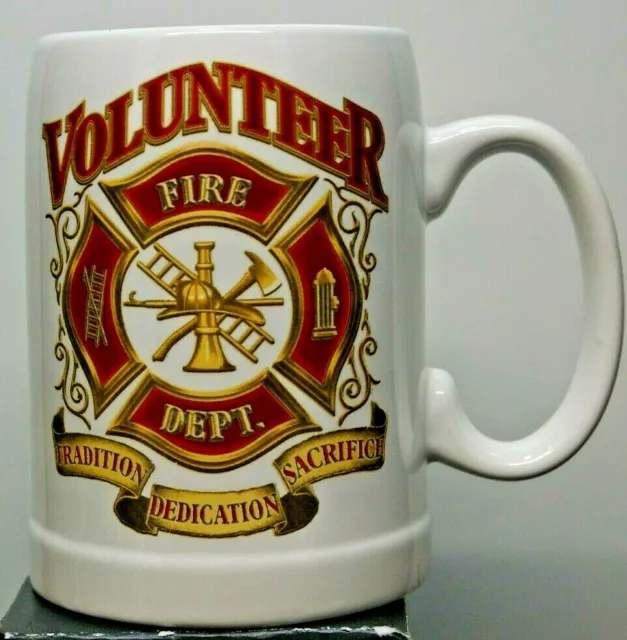 Volunteer Fire Dept. Beer Stein Mug