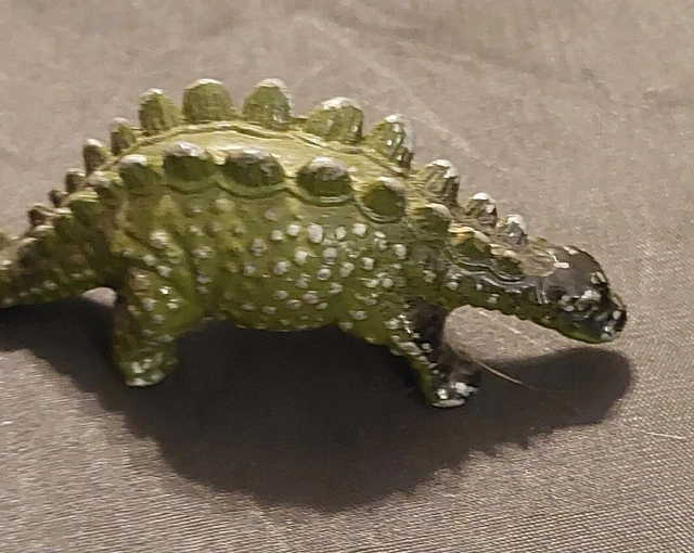 Pair Of Cast Metal Dinosaurs 3