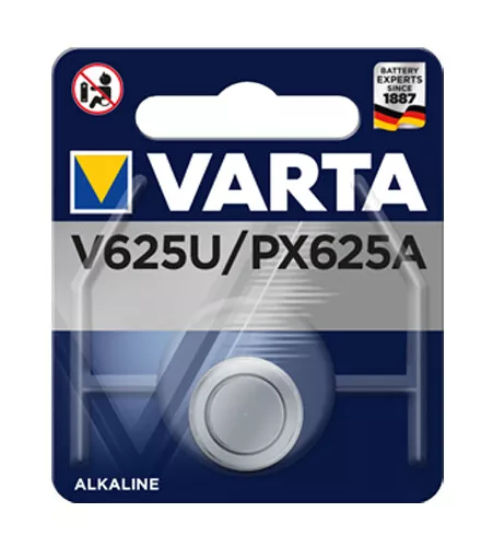 Varta  V625U 625A PX625A LR9 625U 625 V625 Knopfzellen in Blisterverpackung