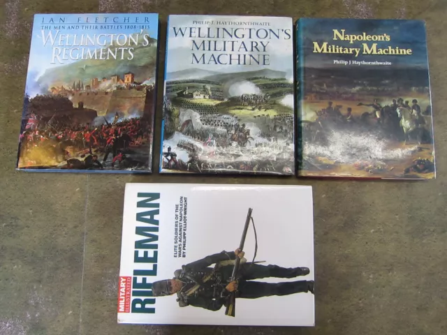 NAPOLEONIC WARS BUNDLE JOBLOT x 4 WELLINGTON NAPOLEON MILITARY MACHINE RIFLES