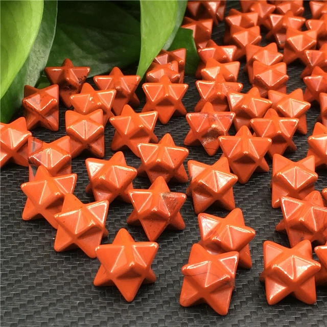 A lot  Natural Mixed mini Merkaba Star Carved Crystal Skull Reiki Healing gift