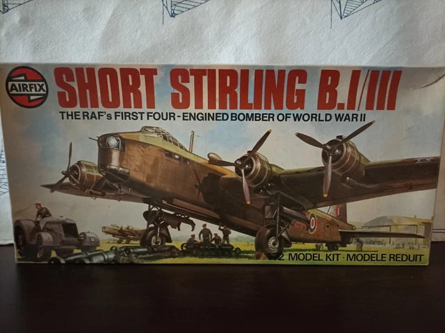 Maquette Airfix Avion Militaire à L'échelle 1/72 - Occasion Mais Complète