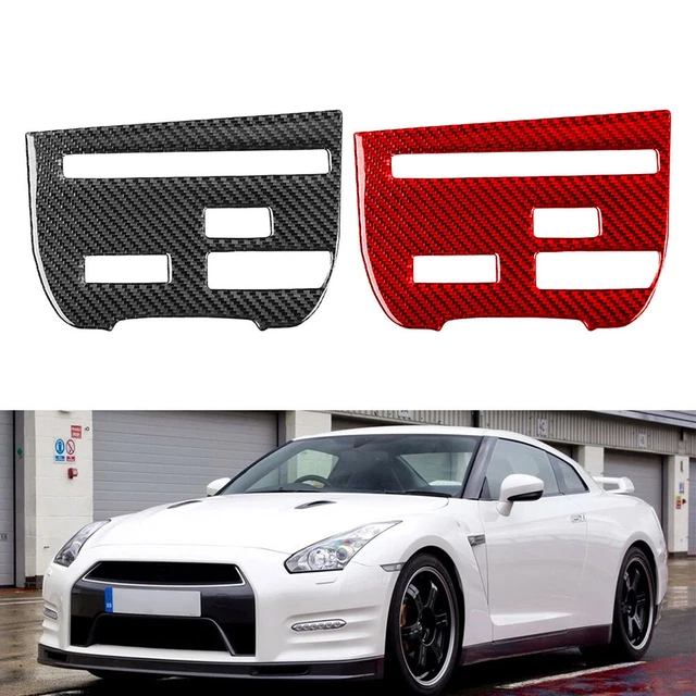 CONSOLE CENTRALE RHD Cover Pannello CD Finitura Per Nissan GTR R35 2008 ...