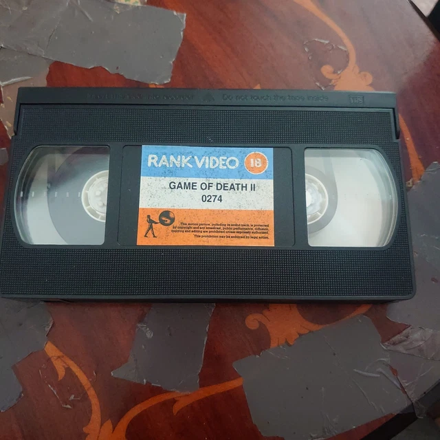 GAME OF DEATH 2 RANK VIDEO VHS ONLY Bruce Lee £10.00 PicClick UK