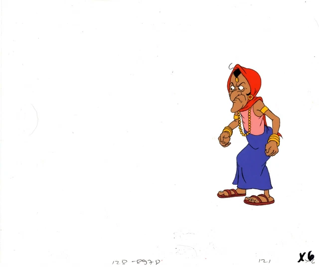 SMURFS ORIGINAL PRODUCTION animation cel Hanna Barbera 1980s cx6 EUR 17 ...