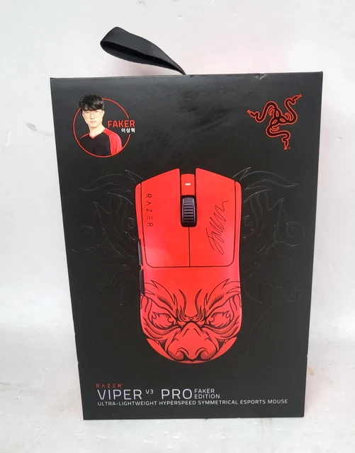 RAZER VIPER V3 Pro Faker Edition - Wireless Esports Gaming Mouse (Red ...