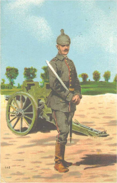 Fußartillerie-Regiment 17, Feldpostkarte, Marienburg, Westpreußen