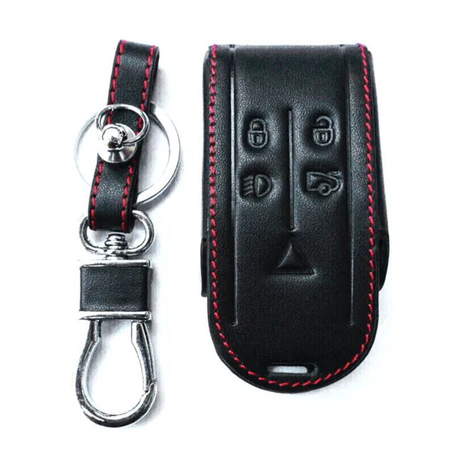 Étui en cuir pour clé télécommande de voiture, porte-clés adapté à Jaguar X XF