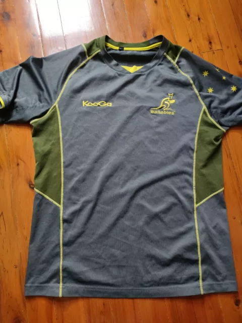 Rugby Shirt Kooga Australia Wallabies Qantas Away Jersey Size S