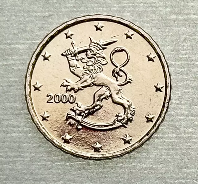 Finnland 2000 - 10 Cent Bankfrisch aus der Rolle