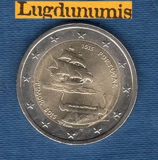 2 euro Commémo Portugal 2015 Timor (bateau indonésie) SUP SPL Portugal