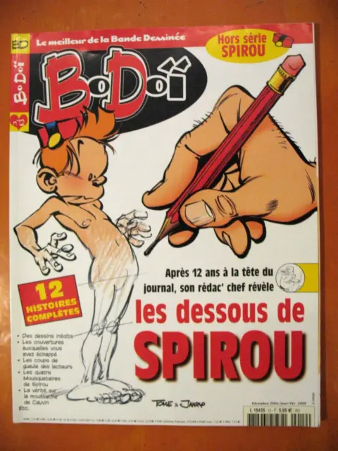 BODOÏ Hors-série Spirou N° 12. Les dessous de Spirou. 12 histoires complètes