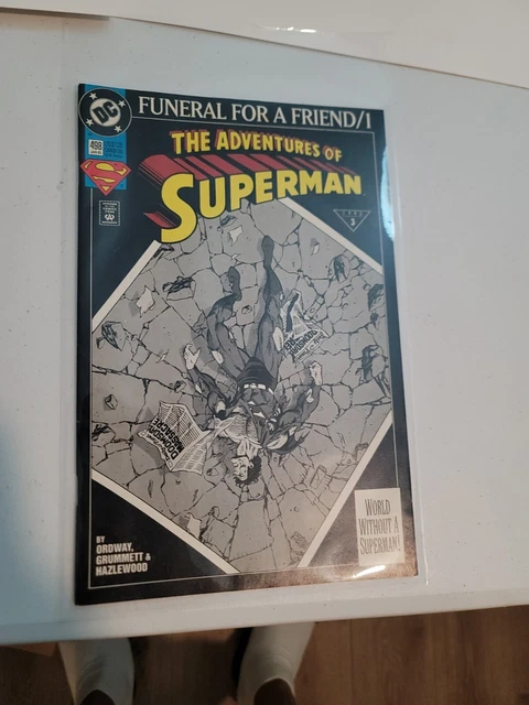 The Adventures of Superman #498 (Funeral for a Friend/1) DC Comics 1993
