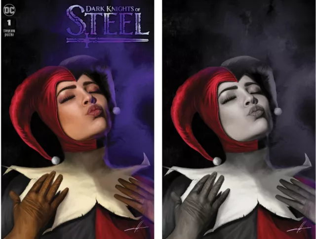Dark Knights Of Steel #1 (Carla Cohen Exclusive Trade/Color Splash Set) ~ Dc